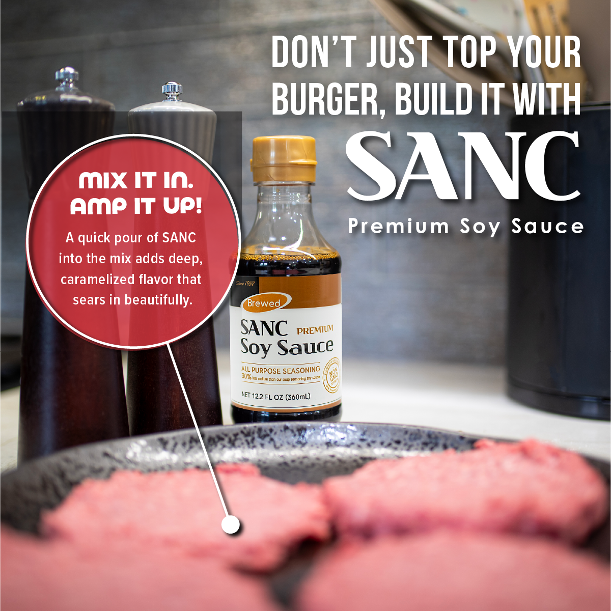 Premium All-Purpose Less Sodium  Soy Sauce, 12.2 Fl Oz