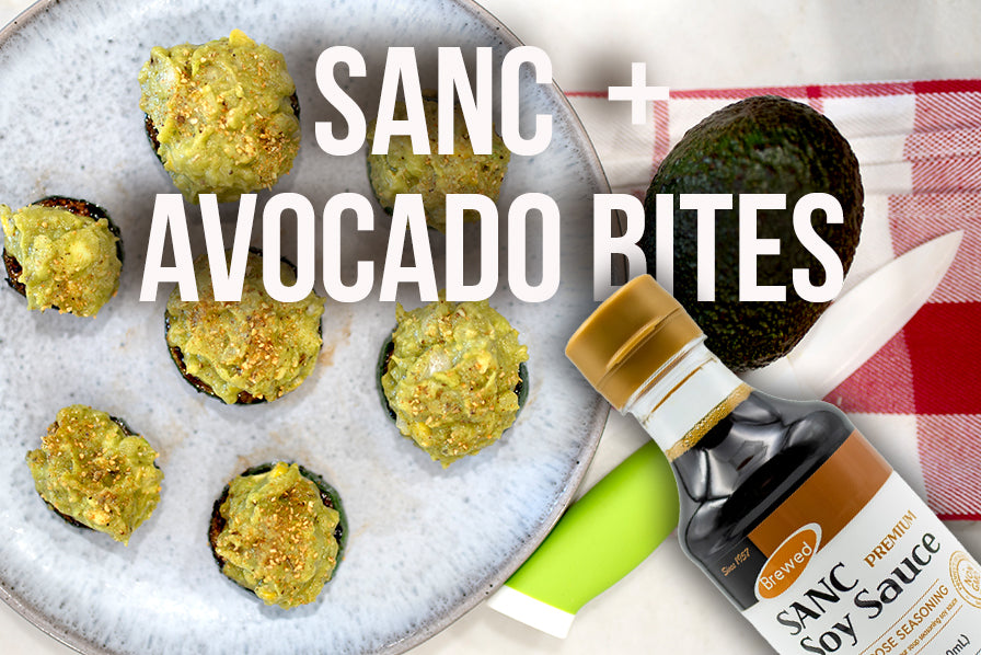 Savory Meets Fresh: SANC Soy Sauce Avocado Bites 🥑