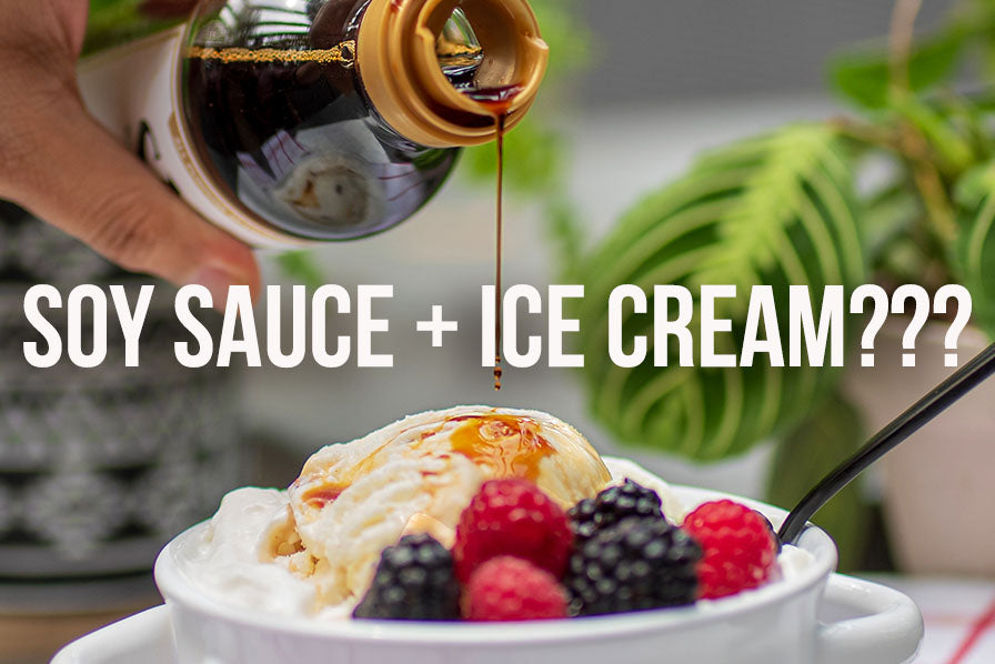 Sweet Meets Savory: Try SANC Soy Sauce on Vanilla Caramel Ice Cream