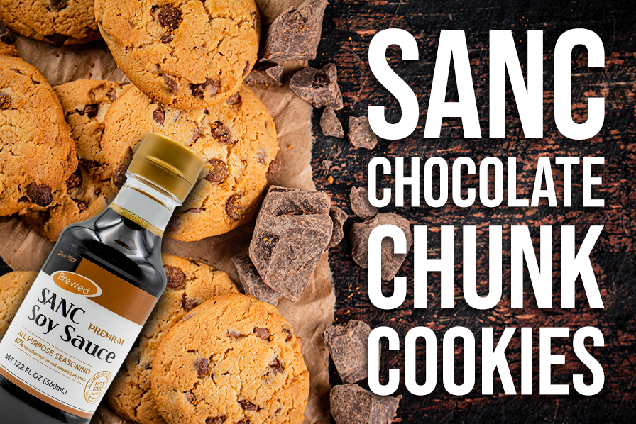 SANC Soy Sauce Chocolate Chunk Cookies Recipe | Sweet, Salty, Caramelly, and Chewy