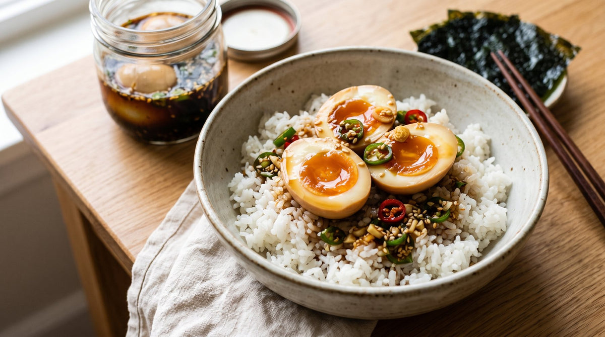 Korean Mayak Eggs (Soy Sauce Marinated Eggs): Easy Jammy Recipe