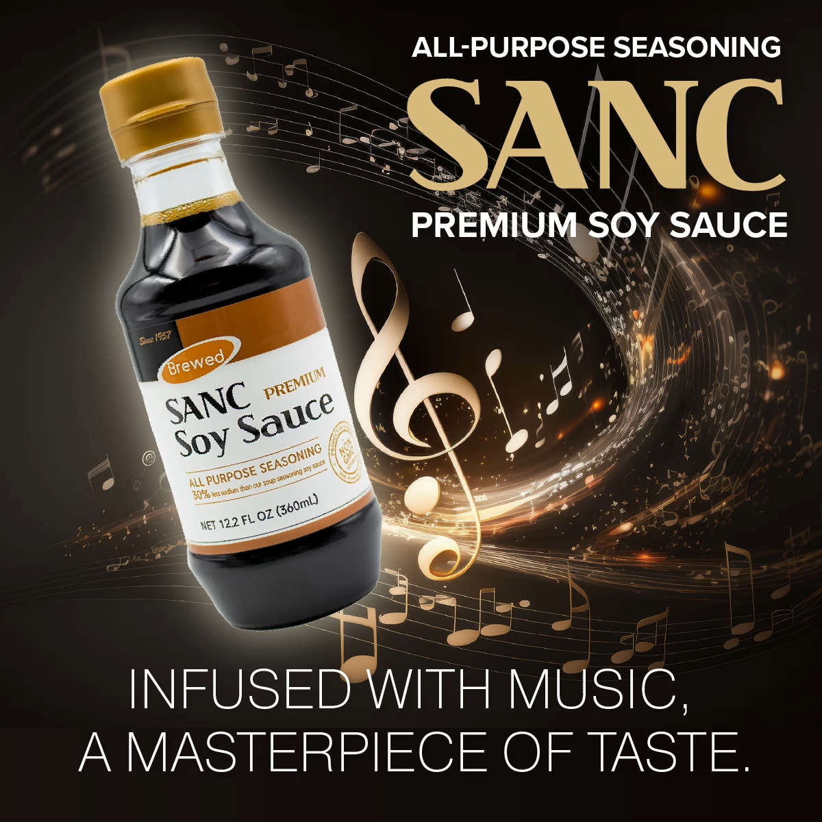 Premium All-Purpose Less Sodium Soy Sauce, 12.2 Fl Oz (Upgraded)