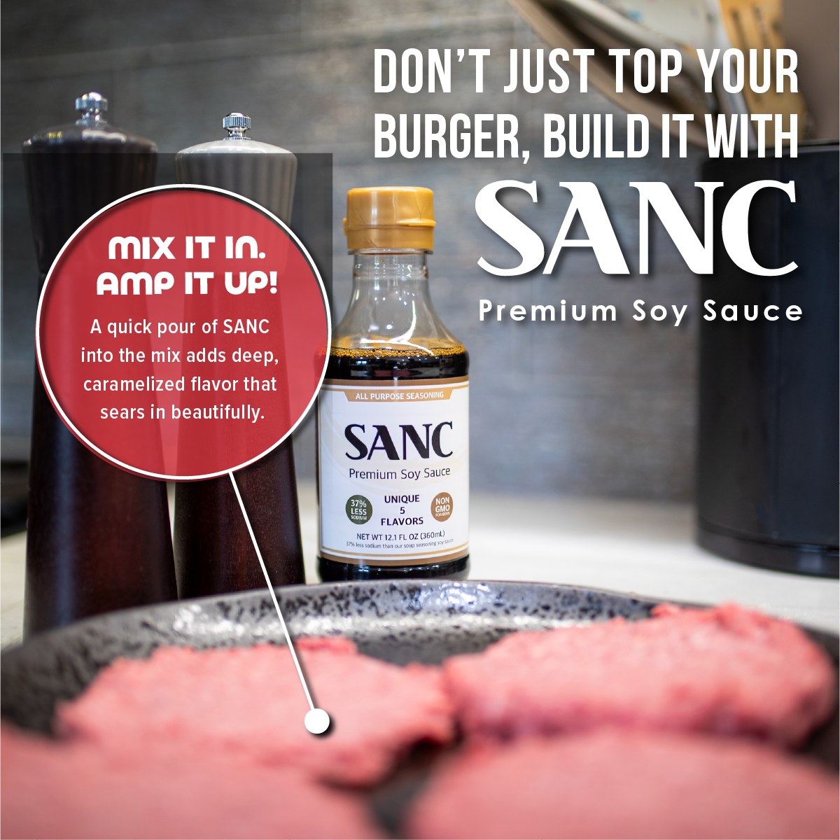 Premium All-Purpose Less Sodium  Soy Sauce, 12.2 Fl Oz